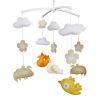 Flying Pig Bird Cock Swan Handmade Baby Boys Girls Musical Crib Mobile Nursery Mobile Hanging Toy