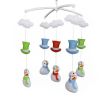 Colorful Snowman Baby Crib Mobile Infant Room Nursery Decor Hanging Musical Mobile Crib Toy