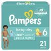 Pampers Baby-Dry Diapers Size 6, 21 Count