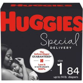 Huggies Special Delivery Hypoallergenic Baby Diapers Size 1;  Count 84