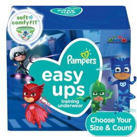 Pampers Easy Ups Training Underwear Boys Size 6 4T-5T, 104 Count