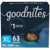 Goodnites Boys' Nighttime Bedwetting Underwear Size XL, 63 Count