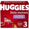 Huggies Little Movers Baby Diapers Size 3;  120 Count