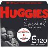 Huggies Special Delivery Hypoallergenic Baby Diapers Size 5;  120 Count