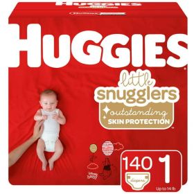 Huggies Little Snugglers Baby Diapers Size 1;  Count 140