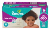 Pampers Cruisers Diapers - Size 6 (35+ Pound), 112 Count