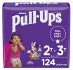 Pull-Ups Girls' Potty Training Underwear Size 4;  2T-3T;  124 Ct