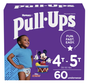 Pull-Ups Boys' Potty Training Underwear Size 6;  4T-5T;  60 Ct