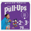 Pull-Ups Boys' Potty Training Underwear Size 4;  2T-3T;  78 Ct