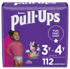 Pull-Ups Girls' Potty Training Underwear Size 5;  3T-4T;  112 Ct