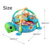 3 in 1 Baby Activity Play Mat Gym Game with Ball Pit Play Crawling Mat Baby Playing Mat Toys Unisex Kids Activity Carpet Infant