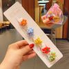 40Pcs/Set Colorful Flower Animal Girls Hairbands Sweet Fruit Elastic Hair Ropes Scrunchies Kids Hair Ties