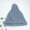 Gray Cute Knitted Pointed hat for Boys Girls