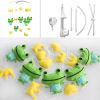 Handmade Baby Crib Mobile Nursery Room Decor Baby Mobile for Crib; Green Frog and Yellow Crown