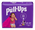 Pull-Ups Girls' Potty Training Underwear Size 4;  2T-3T;  124 Ct