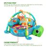 3 in 1 Baby Activity Play Mat Gym Game with Ball Pit Play Crawling Mat Baby Playing Mat Toys Unisex Kids Activity Carpet Infant