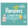 Pampers Baby-Dry Diapers Size 3, 160 Count