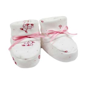 Soft Sole Double Layer Cotton Crib Shoes Baby Shoes Infant Shoes Cute New Born (Default: Default)