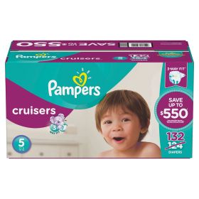 Pampers Cruisers Diapers Size 5, 132 Count (Brand: Pampers)