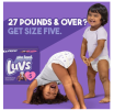 Luvs Pro Level Leak Protection Diapers, Size 5, 74 Count